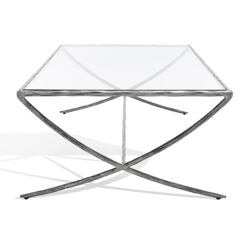 SAFAVIEH Couture Italia Rectangle Metal Coffee Table - 48 In. W x 28 In. D x 15 In. H - 48"W x 28"D x 15"H