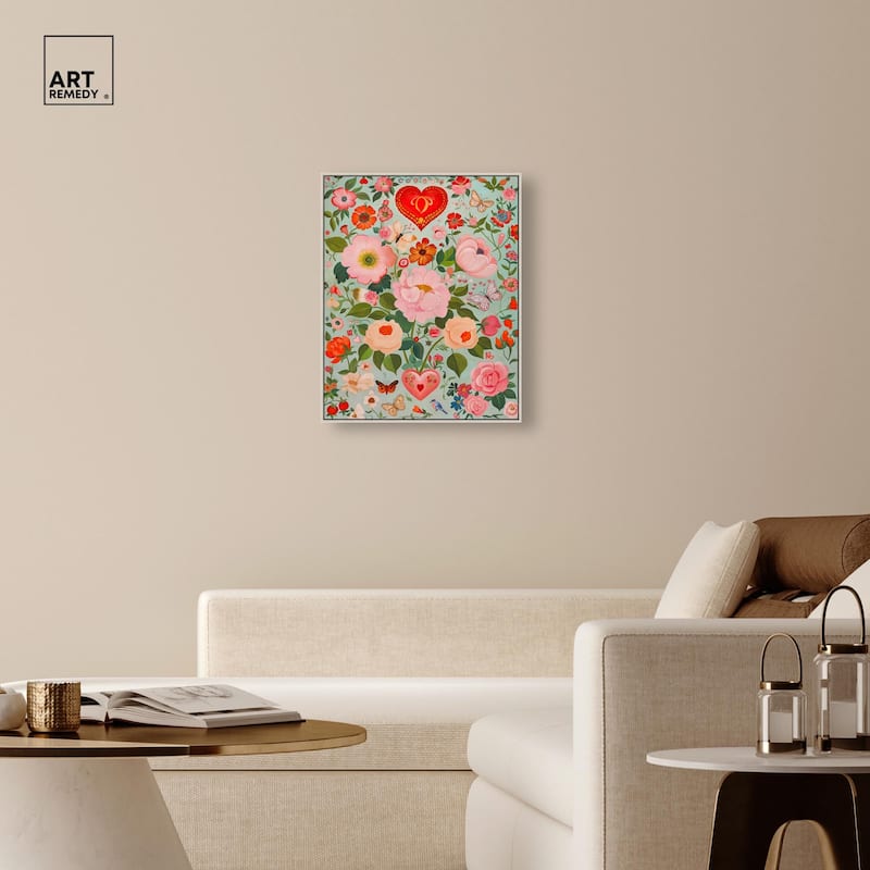 Festival of Flowers Canvas by Art Remedy