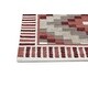 preview thumbnail 3 of 11, NuStory Mosaic Panja Collection Hand-Made Contemporary Area Rug in Red