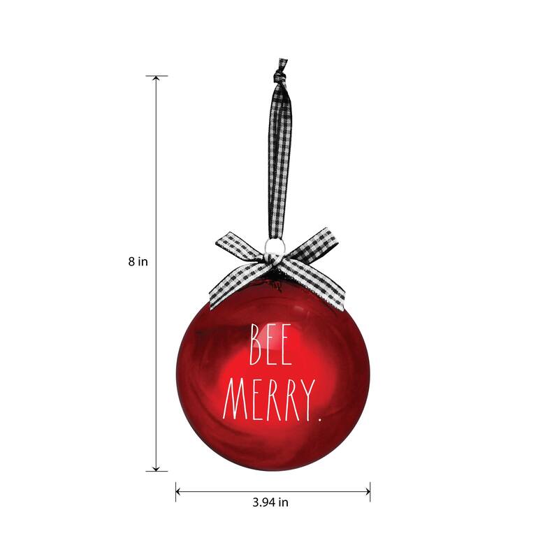 Rae Dunn Set of 3 CHRISTMAS Ornaments
