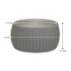 preview thumbnail 4 of 6, Household Essentials Handwoven Resin Storage Stool Ottoman