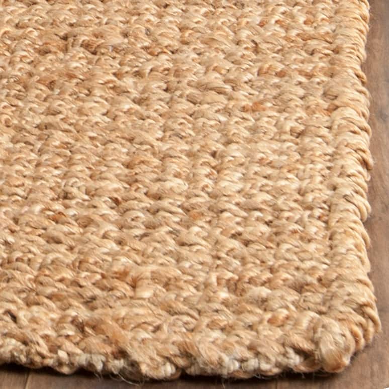 SAFAVIEH, Handmade Natural Fiber Valery Casual Solid Jute Rug