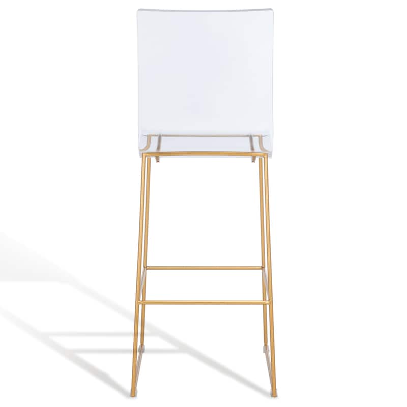 SAFAVIEH Couture Margrith 46-inch Acrylic Bar Stool - 19"W x 17"D x 46"H