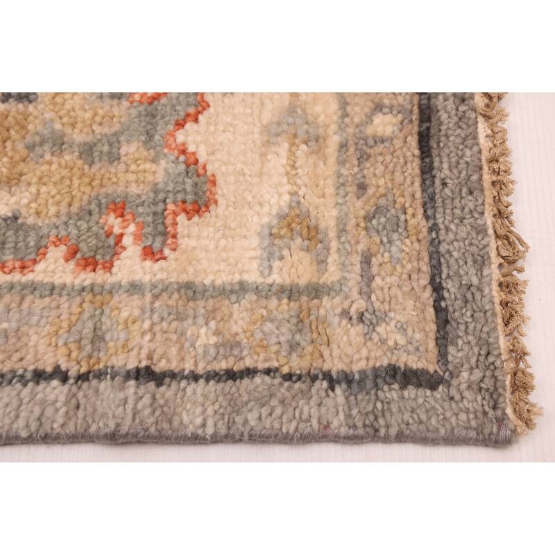 ECARPETGALLERY Hand-knotted Jules Serapi Grey Wool Rug - 7'9 x 9'10