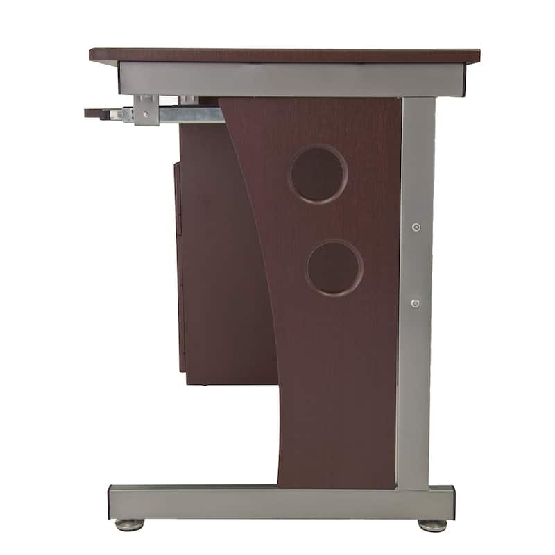 Computer Desk with 3 Drawers and Pull Out Keyboard Panel