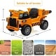 preview thumbnail 6 of 5, Ride On Car Truck w/Remote Control & Electric Dump Bed Orange