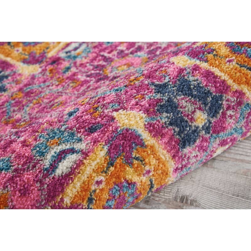 Nourison Passion Boho French Country Floral Area Rug.