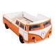 preview thumbnail 22 of 24, Furniture of America Bobby Novelty Twin Peace Bus Kid Platform Bed with LED Headlights and Sound Functions