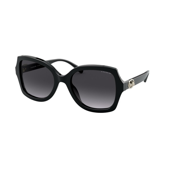 Coach HC8295F 50028G 56 Black Woman Square Sunglasses. Opens flyout.