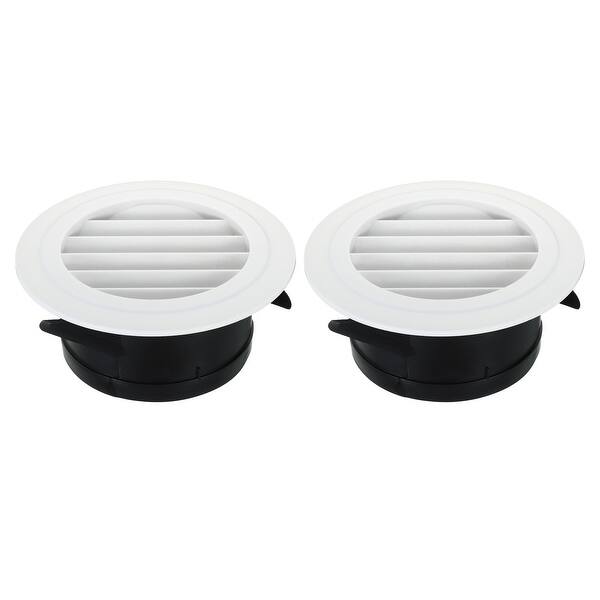 5" Round Air Vent 2pcs Ceiling Diffuser Grill Soffit Vent with Screen