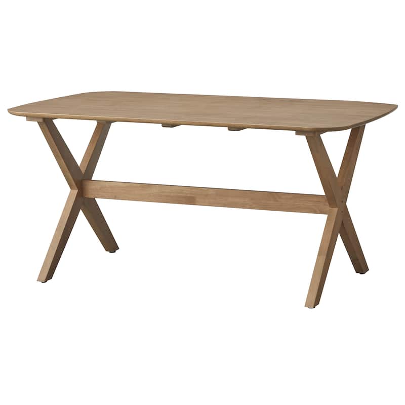Lifestorey Baywood 6-Piece Solid Wood Dining Set with Bench