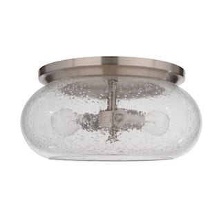 Serene 2 Light Flushmount in Brushed Polished Nickel
