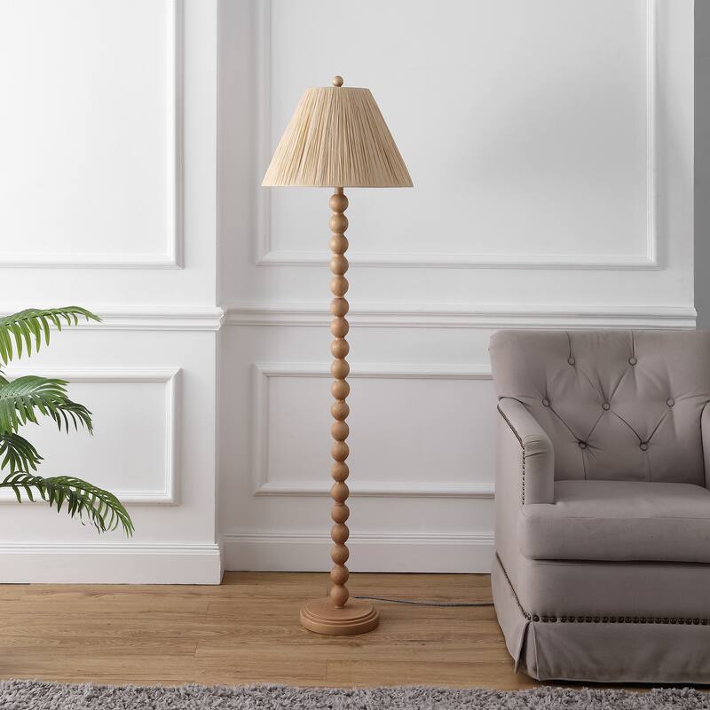 Wren 61.5" Pleated Paper Shade/Resin LED Floor Lamp