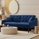 preview thumbnail 1 of 54, BSHTI 73" Convertible Velvet Futon Sofa Bed Blue - Twin