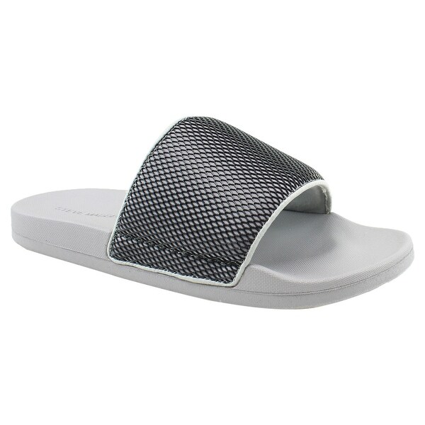 mens grey slides
