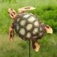 preview thumbnail 3 of 1, Handmade Sea Turtle Garden Decoration - 1 x 7 x 24