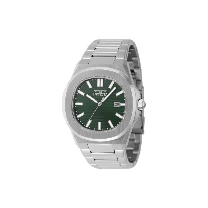 Invicta Men's 48323 Speedway Quartz 3 Hand Green Dial Watch