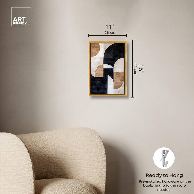 Arching Forms II Canvas by Art Remedy