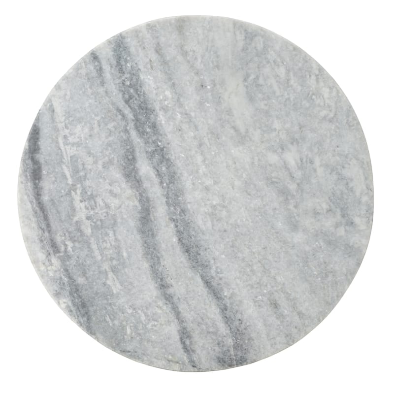 SAFAVIEH Couture Valentia Round Marble Accent Table - 10" W x 10" D x 18" H