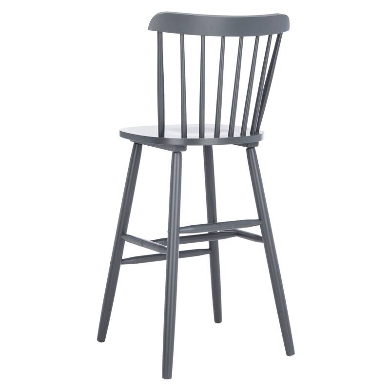 SAFAVIEH Aida 30-inch Spindle Farmhouse Bar Stool (Set of 2) - 19.9" x 19.8" x 38" - 20"W x 20"D x 43"H