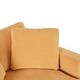 preview thumbnail 29 of 47, Modern Oversized Indoor Chaise Lounge Couch with Pillows