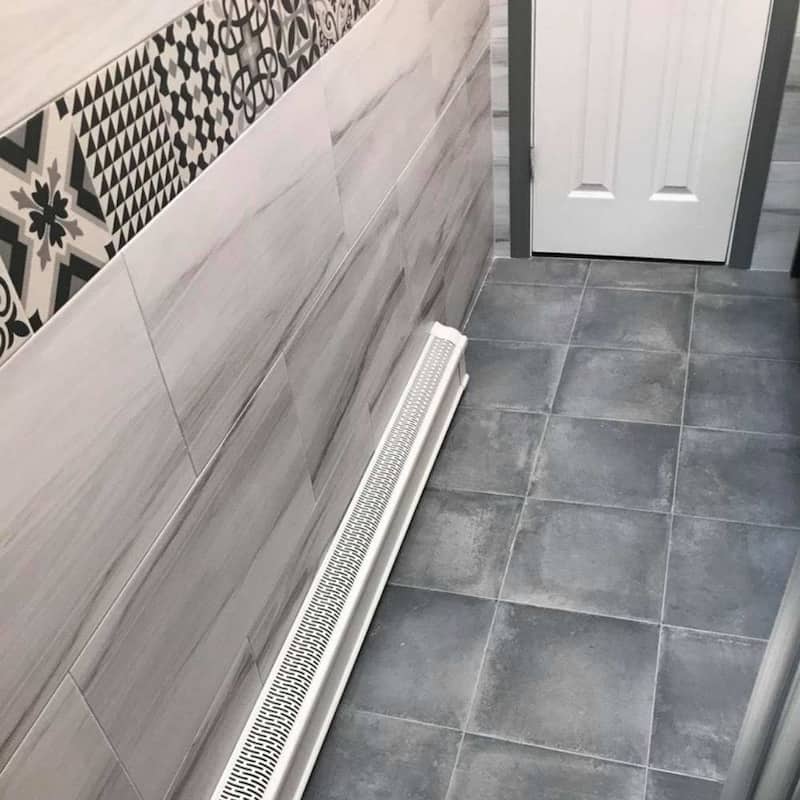 Ellis Taco 6.5x6.5 Matte Porcelain Encaustic Tile - Floor, Wall & Backsplash