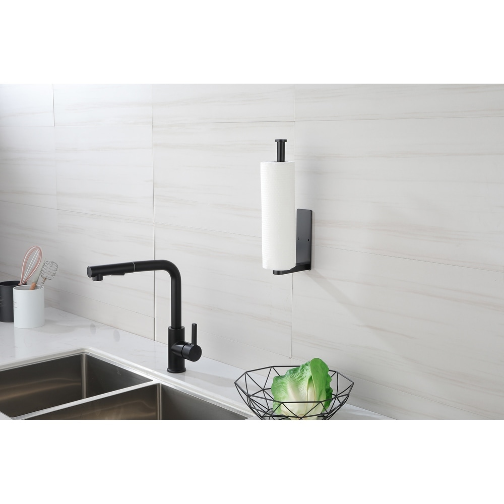 2 Pack Paper Towel Holder Wall Mount Black Paper Towel Holder