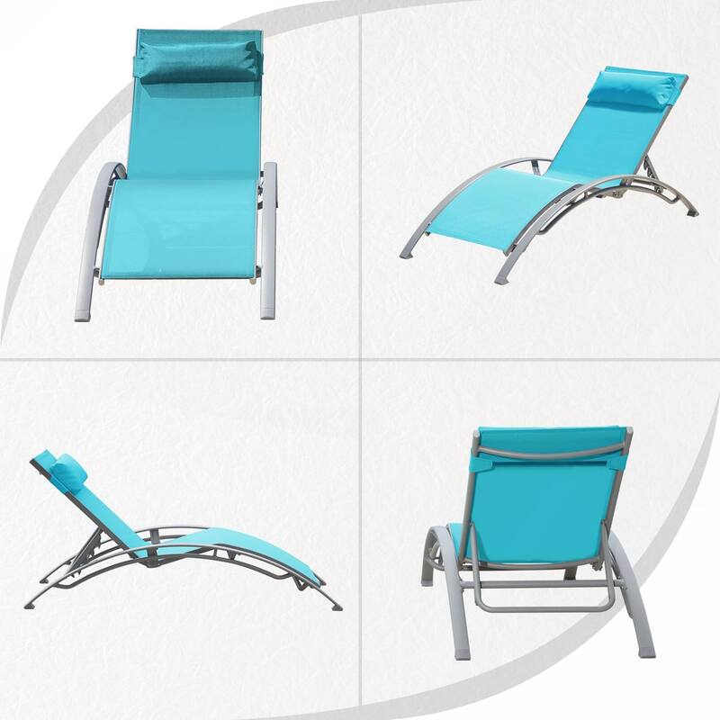 Pool Lounge Chairs Set of 2