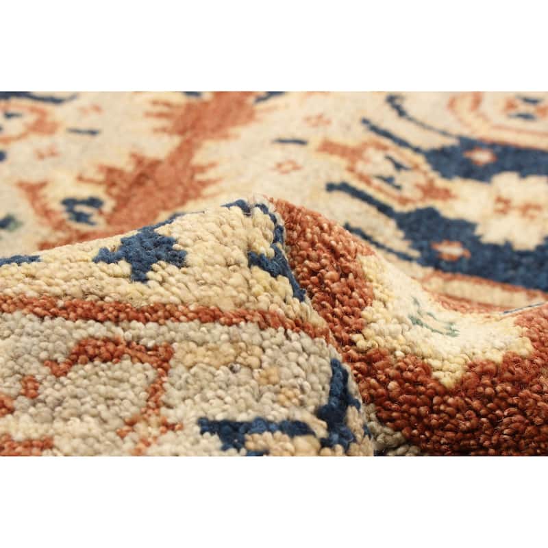 ECARPETGALLERY Hand-knotted Jules Serapi Copper Wool Rug - 5'4 x 8'0