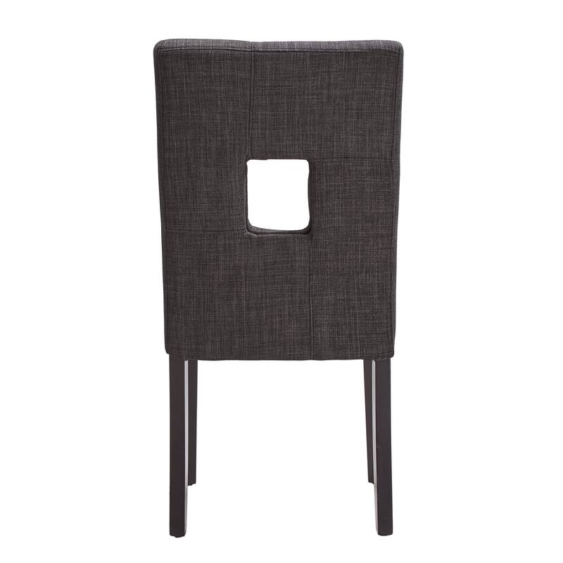 Mendoza Keyhole Back Dining Chair (Set of 2) by iNSPIRE Q Bold