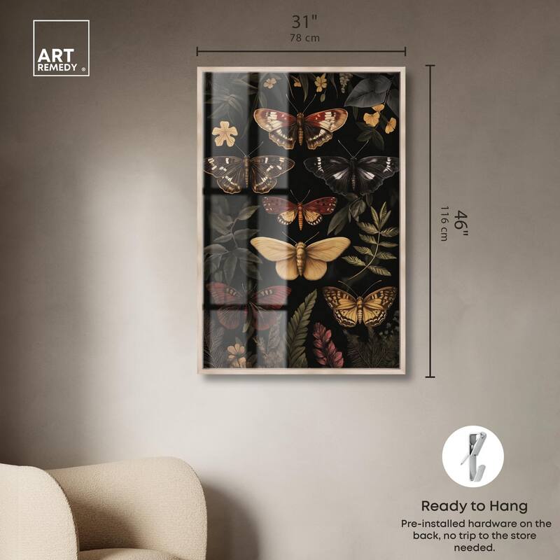 Winged Visitors III Shadowbox by Art Remedy