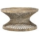 preview thumbnail 6 of 5, SAFAVIEH Grimson Large Bowed Coffee Table - 31.5" x 31.5" x 15.7"