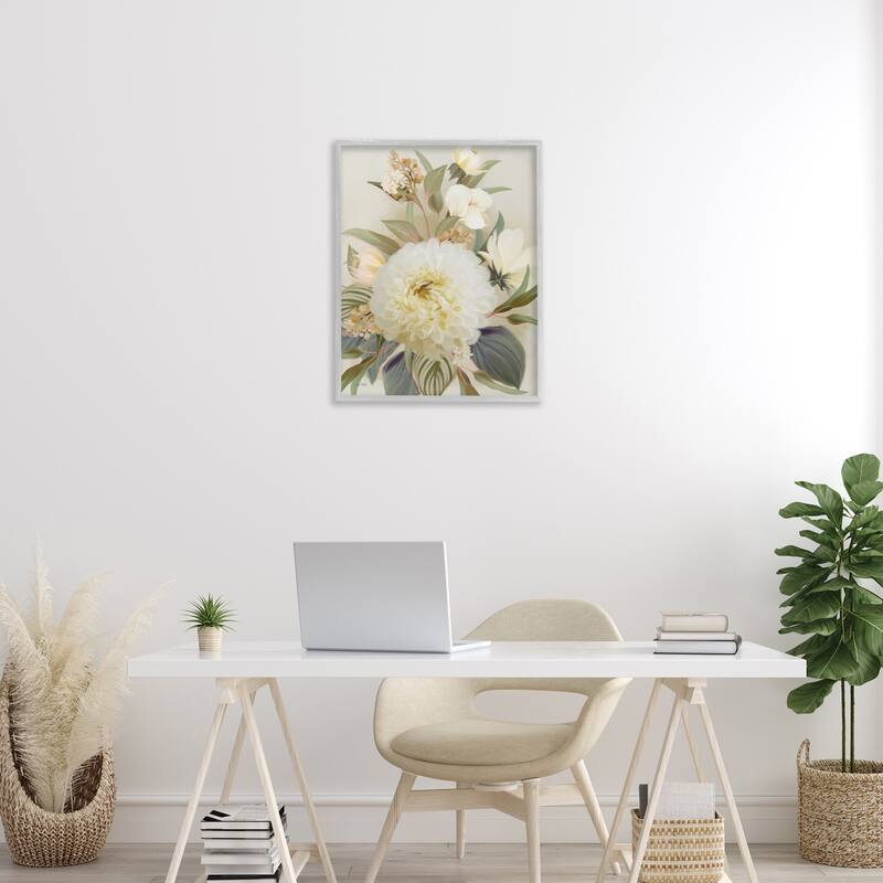 Stupell Elegant Dahlia Bundle Framed Giclee Art Design By House Fenway