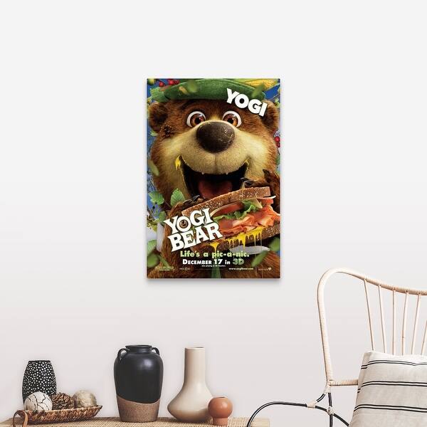 Shop Yogi Bear Movie Poster Canvas Wall Art Overstock 24132956