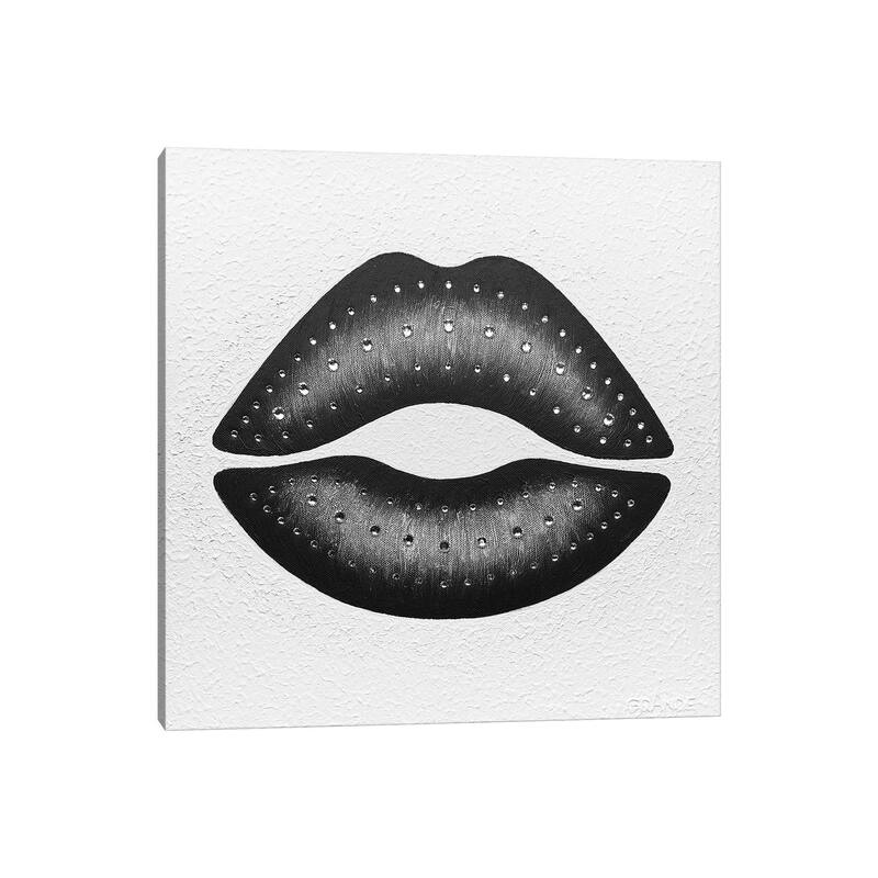 iCanvas "Diamond CC Lips" by Alla GrAnde Canvas Print