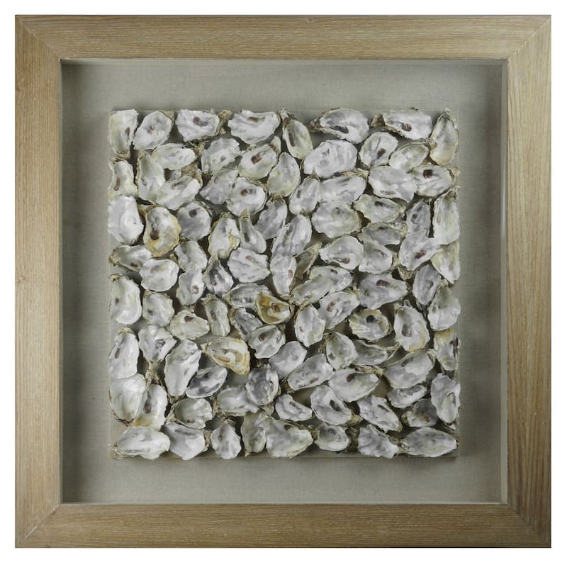 HUJI Oyster Cluster Shadow Box Wall Decor