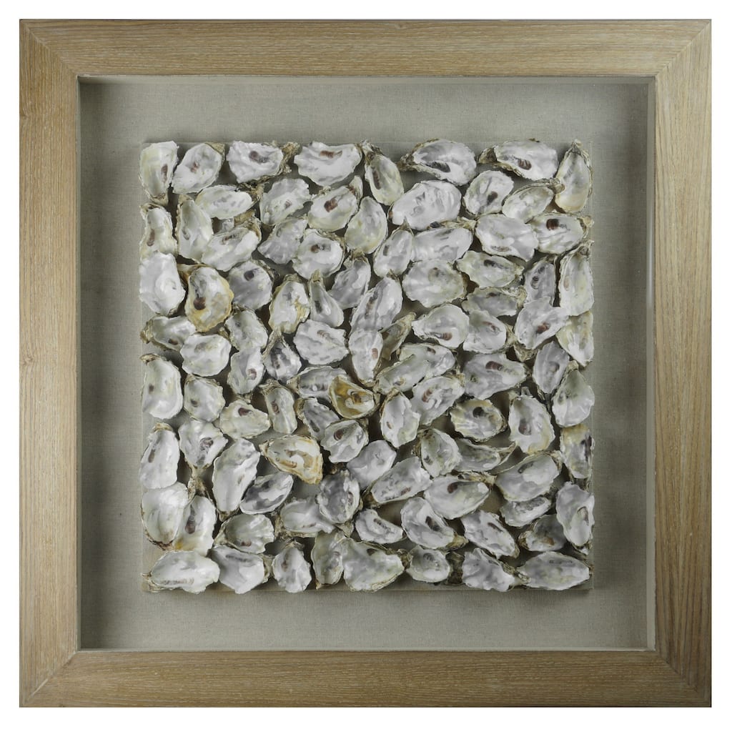 HUJI Oyster Cluster Shadow Box Wall Decor