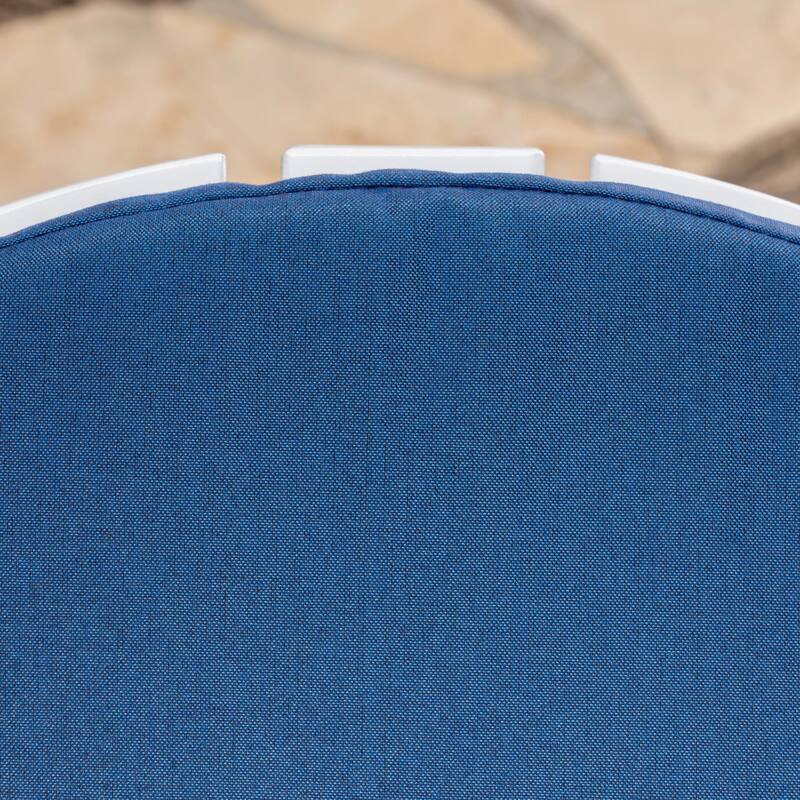 Roomfitters Outdoor Adirondack Chair Cushion with Ties, Water-Resistant Fabric