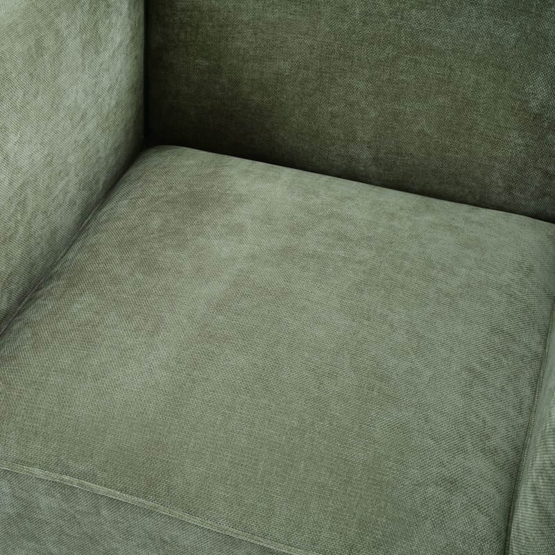 Christopher Knight Home - Barrel Modern Upholstered Accent Chair with Ergonomic Comfort.