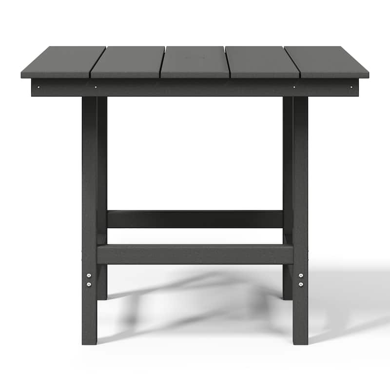 Polytrends Shoreside 36 Inch Square Patio Dining Table