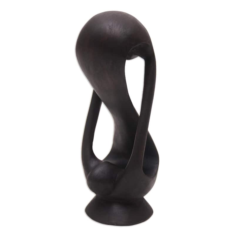 Novica Handmade My Eternal Lover Wood Sculpture