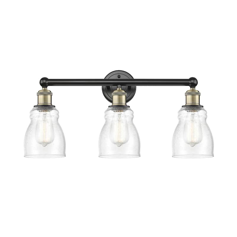 Innovations Lighting 616-3W-12-23 Ellery Vanity Ellery 3 Light 23" - Black Antique Brass / Seedy