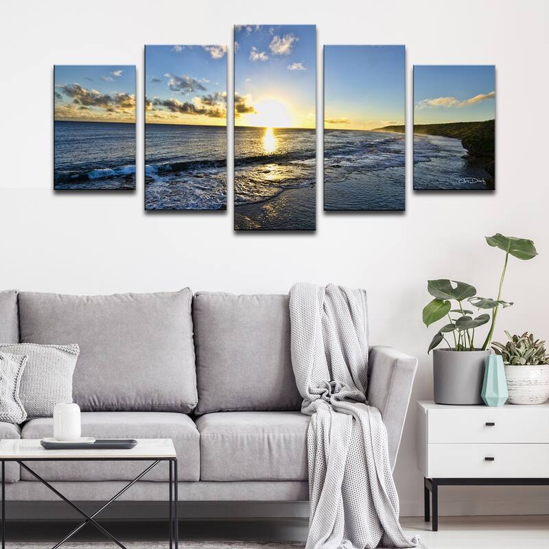 Ready2HangArt 'Day Break' Wrapped Canvas Wall Art Set
