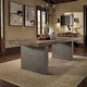 preview thumbnail 1 of 11, Blake Reclaimed Wood and Concrete Dining Table by iNSPIRE Q Artisan - Brown