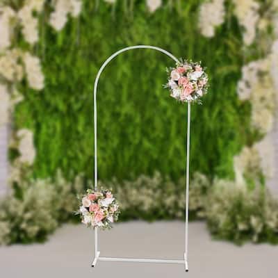 DIY Metal Iron Garden Flowers Balloons Backdrop Rack Wedding Arch