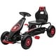 preview thumbnail 20 of 28, Pedal Go Kart for Kids 5-12 Years, Ergonomic Seat, Suspension System & Handbrake, Rubber Wheels