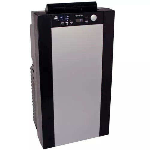 EdgeStar AP14001HS 14000 BTU 115V Portable Dual Hose Air Conditioner with 14000 BTU Heater, Window Mounting Kit and Remote
