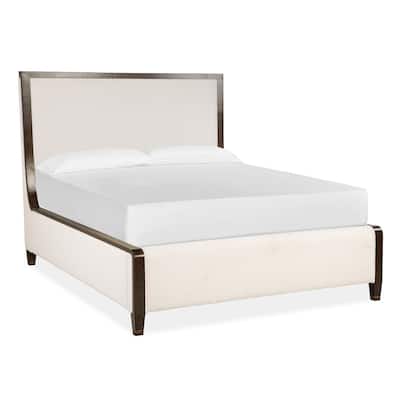 Magnussen Home Rowan Espresso Upholstered Panel Bed