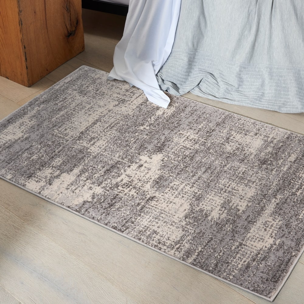 Calvin Klein Rush Abstract Modern Neutral Area Rug