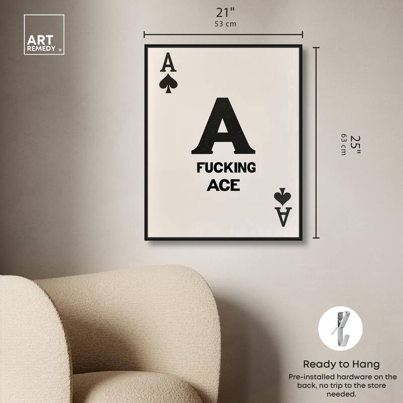 Ace Canvas by Art Remedy